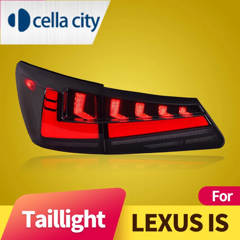 

Подходит для Lexus is tail светильник assembly IS250 IS300 2006-2012, модифицированный динамический Φ streamer, рулевая деталь в сборе