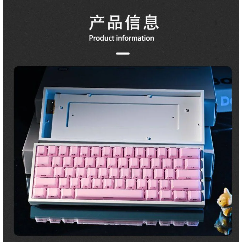GH60 Pcb Keyboard Case Costom Xiaoye M6L Universal for 61/63/64 Mechanical Keyboard Accessories M6l IS064 Anode Process Shell