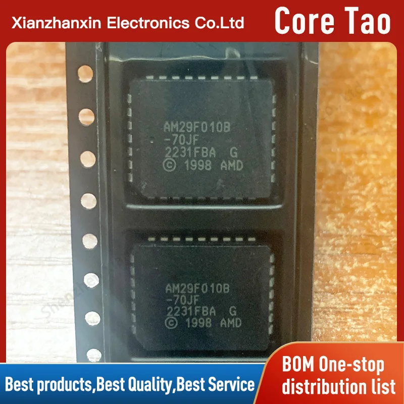 1~5PCS/LOT AM29F010B-70JF AM29F010B PLCC32 Memory chips  in stock