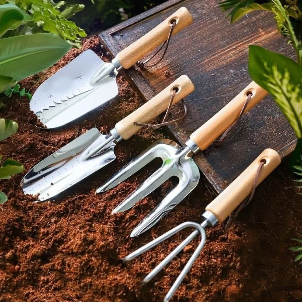 11pcs/set Professional Garden Hand Tool Set Ergonomic Handle Non-Slip Gardening Spade Kit Rake Shears