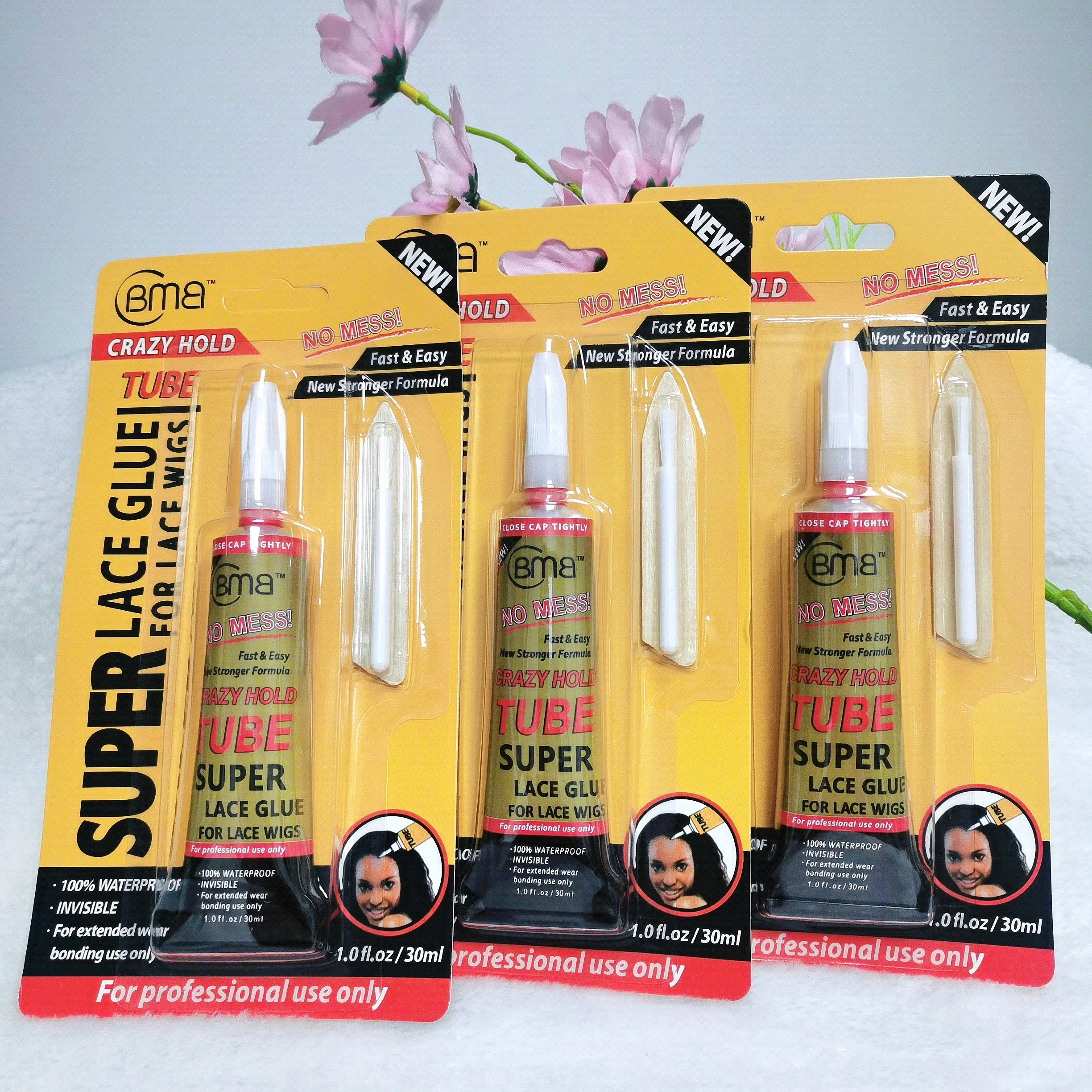 

BMB Crazy Hold TUBE Super Lace Glue For Lace Wigs Waterproof Invisible Bonding Glue Replacement Adhesive Strong Hold Hair Glue