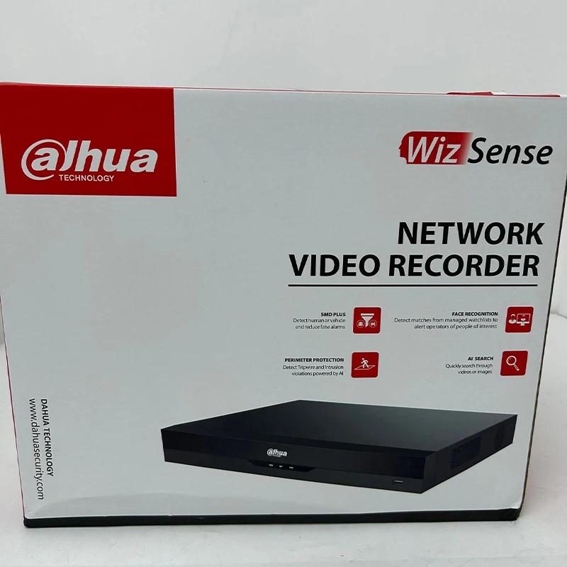 Dahua-Grabadora de vídeo en red, dispositivo NVR Original, 8 canales, 16 canales, 32 canales, NVR4208-EI, NVR4216-EI, sin puertos PoE, 1U, 2HDDs, WizSense