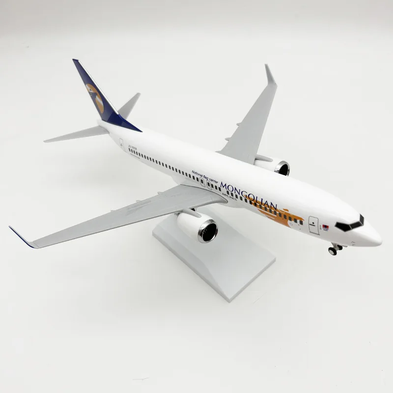 

Airplane Kids Toys Diecast 30CM Mongolian Airways B737 Aircraft Simulation Resin Model Toy Aircraft Model For Toddler Boy Collec