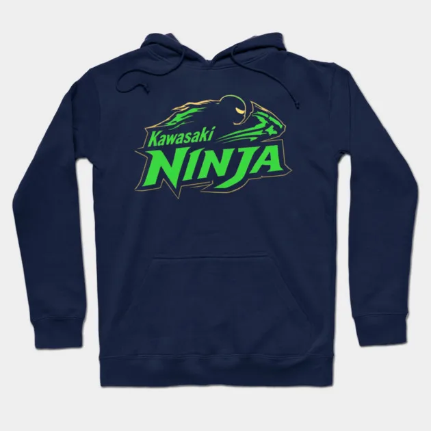 

\Vintage Motorcycle Kawasaki Ninja Hoodie Logo Hoodie Fall/Winter Hooded Sweater Sports Unisex Printed Casual Pullover Top