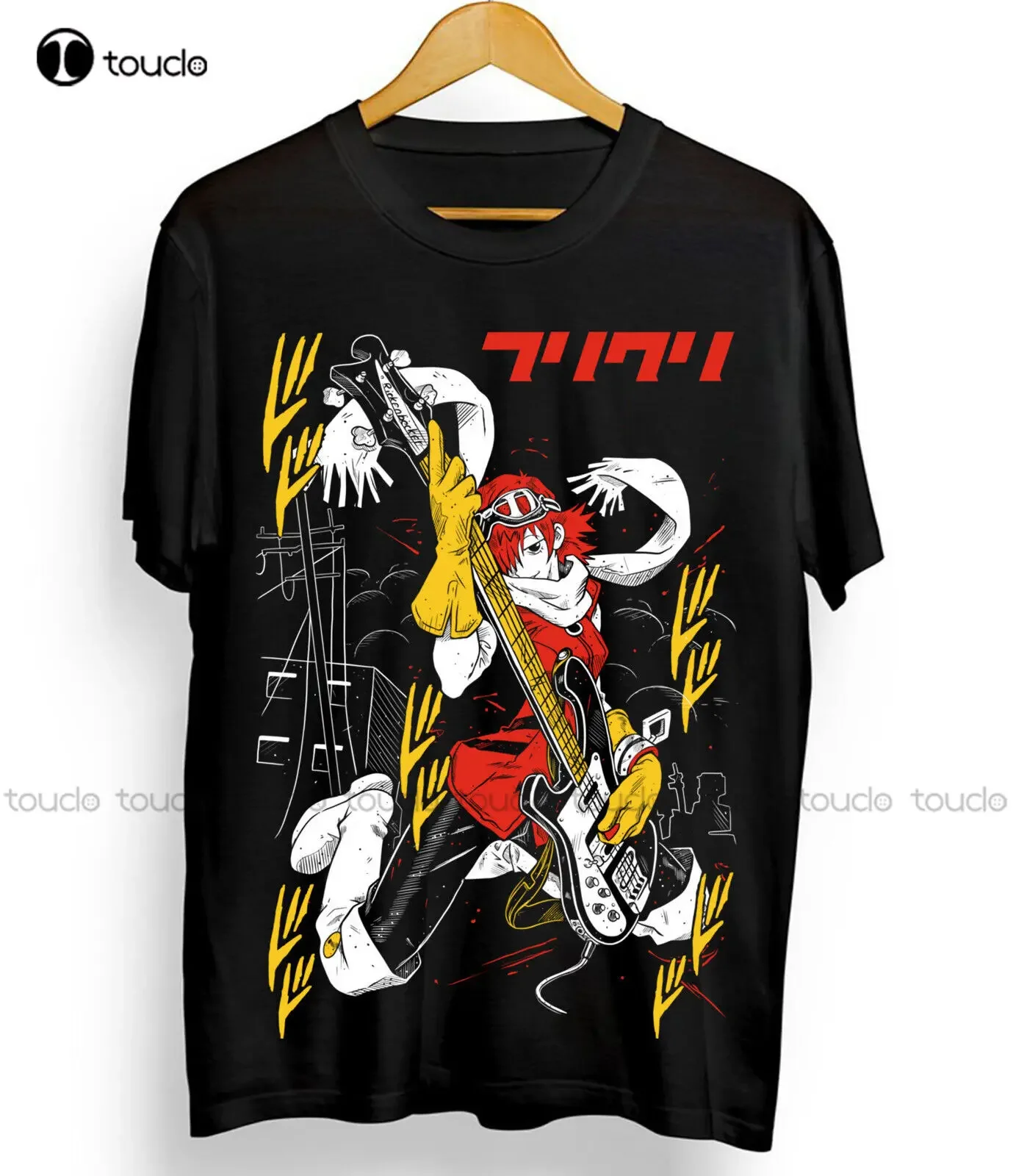 Flcl Haruko Fooly Cooly T-Shirt Anime Haruko T-Shirt Haruhara Gainax Graphiicc Tee Christmas Gift Streetwear Xs-5Xl Tshirt