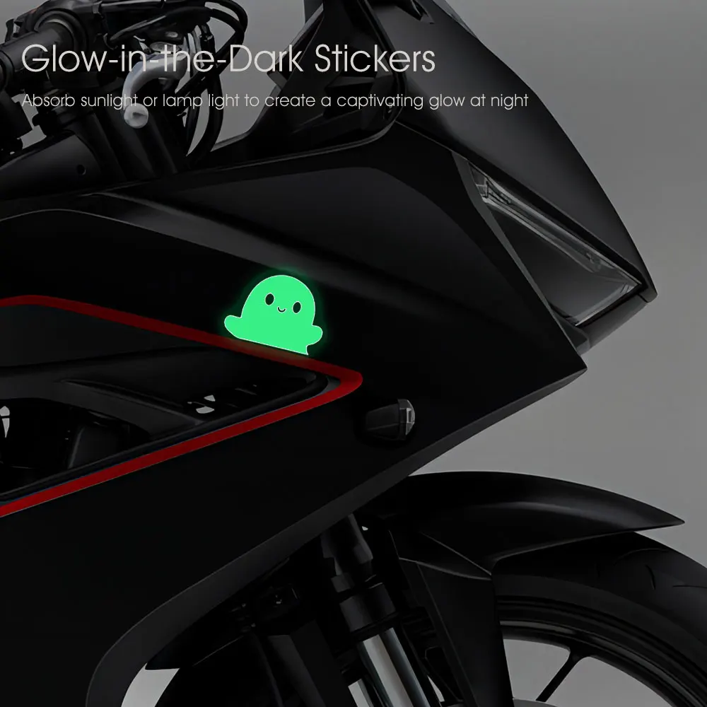 Funny Car Stickers Glow Decal vinyl Personality Sticker waterproof Cute Decals for Car Windscreen Motorcycle Body Stickers