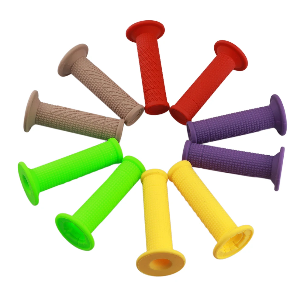 5 Colors Rubber Bicycle Bar Anti-slip particle Grips Replacement for Balance Biycycle Motorcycle Motocross