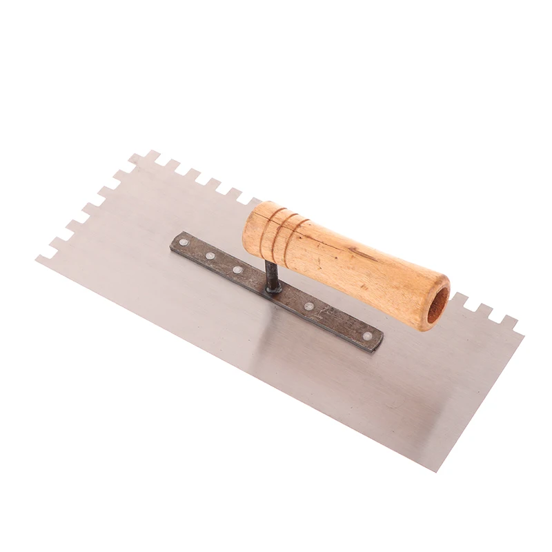 Tile Tiling Tools Masons Serrated Trowels Workers Auxiliary Plastering Decoration Toothed Knives Ceramic Widened Large Boards