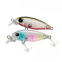 ZWICKE 1pcs 3D Eyes Fishing Lure Sinking Wobbler 4.5cm 4g Mini Minnow Artificial Hard Bait Crankbait Floating Fishing Tackle