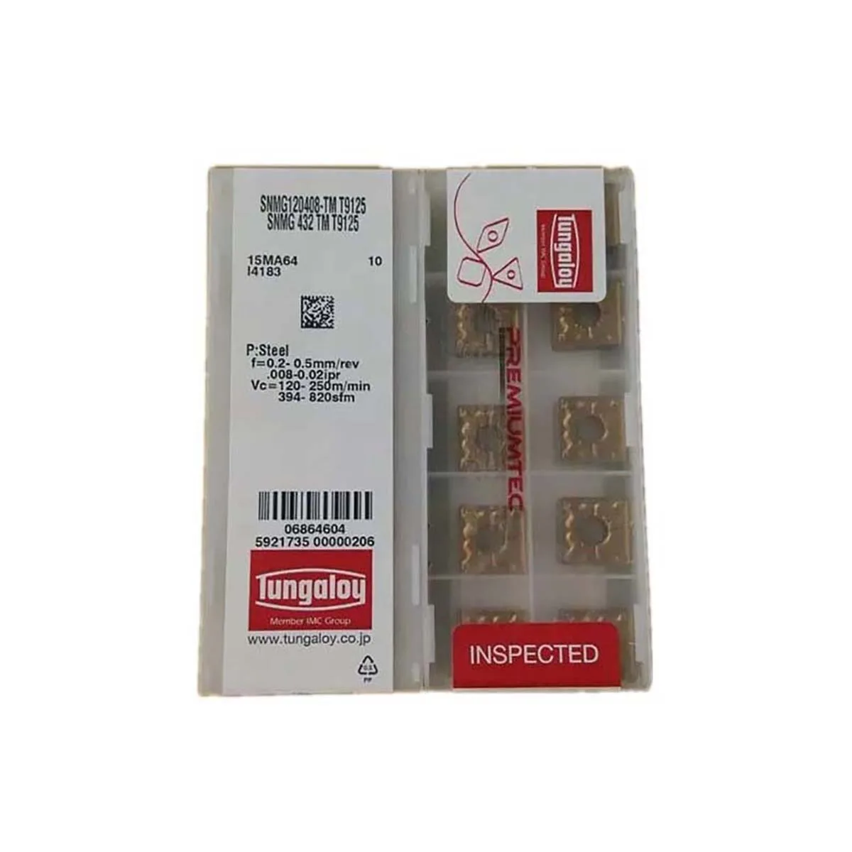 

Tungaloy 100% Original SNMG 090304 090308 120404 120408 120412 120416 150608 150612 190608 190612 SNMG250724 T9125 TurningInsert