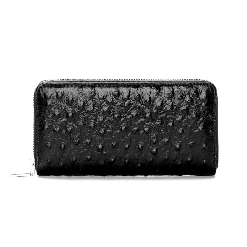 

first layer cowhide live broadcast men's Leather Wallet New Trend grab cowhide embossed Wallet High-quality Handbag hologram