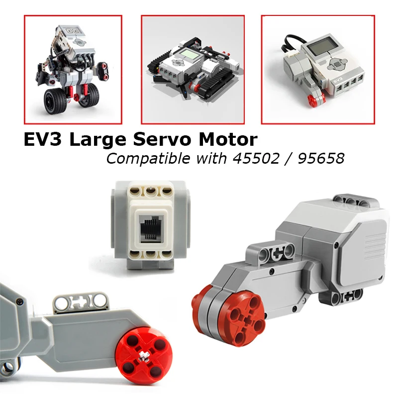 جديد 1-3 قطعة أجزاء الالكترونيات EV3 محرك معزز كبير 45502 95658 93280 6219427 صالح ل 45544 31313 الأساسية مجموعة ألعاب مكعبات التعليم #1