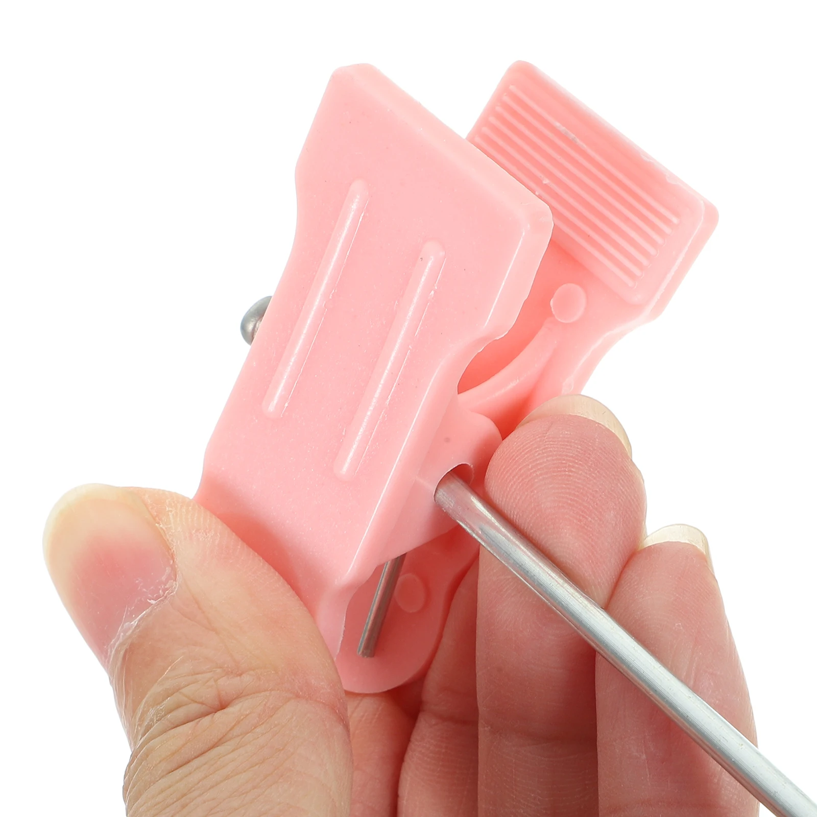 

10PCS Plastic Rack Extendable Skirt Clip Hanger Nordic Blue Jeans Hangers Space Saving Smooth Edge Closet Organization Storage