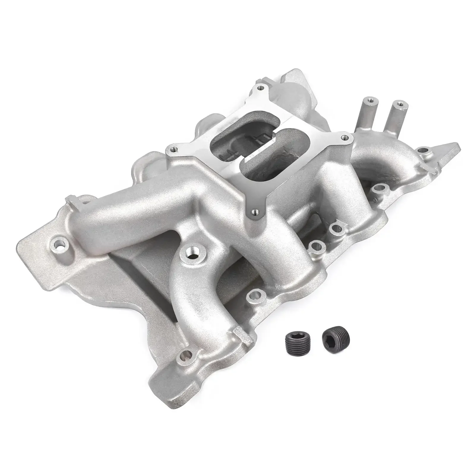 AP03 7564 Aluminum Air-Gap Dual Plane Engine Intake Manifold for Ford 351C 2V