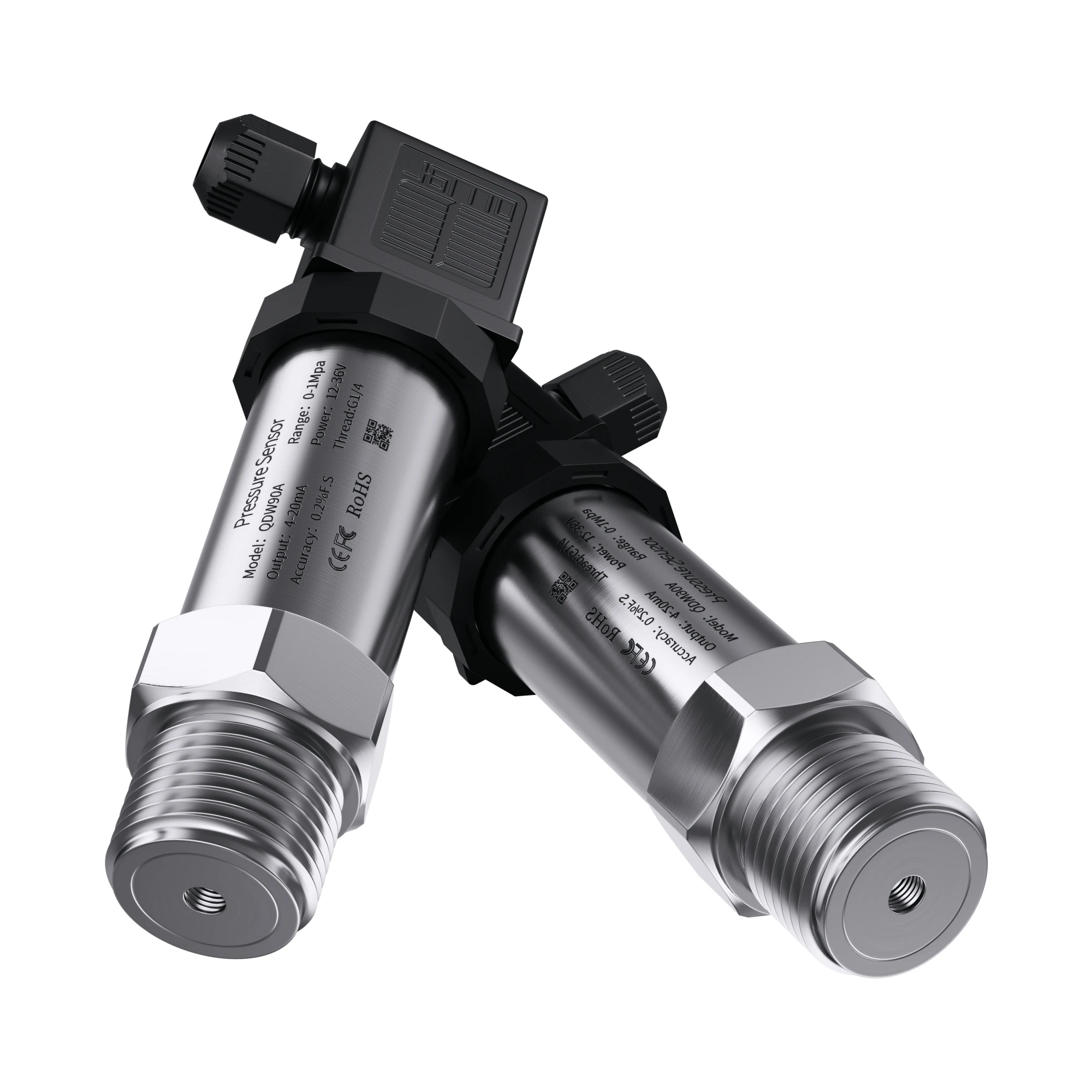 

Pressure Sensor -0.1~60Mpa 0-4bar 0-300bar Pressure Transmitter 4-20mA 0-10V 0-5V RS485 M20*1.5 DC24V Pressure Transducer