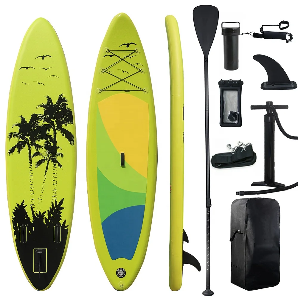 2024 inflatable surfboard Water yoga entertainment paddling board SUP inflatable paddle board standing PVC