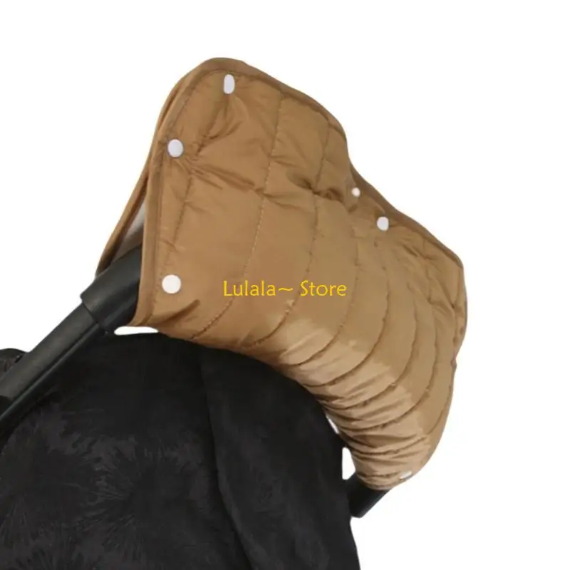 

Y4QA Warm Hand Cover Weather-Proof Hands Easily Attaches to Strollers