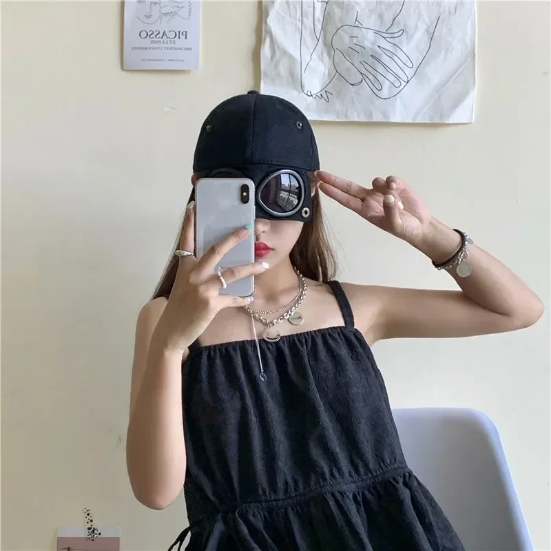 Aviator Hat Summer Personality Glasses Baseball Cap Female Unisex Sunglasses Male Cap Baseballcap Boys Cap