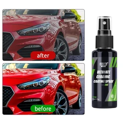 Nano Ceramic Car Coating Quick Paint Care Polishing Paste 50ml Waterproof Spray Hydrophobic Liquid Glass Car Detailing HGKJ S6