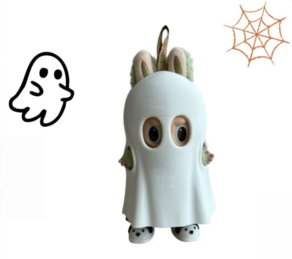 Vestiti Labubu Abbigliamento Fantasma Creativo Luminoso Vestiti Cosplay di Halloween Spettrale Carino Labubu Outfit Accessori per Bambole