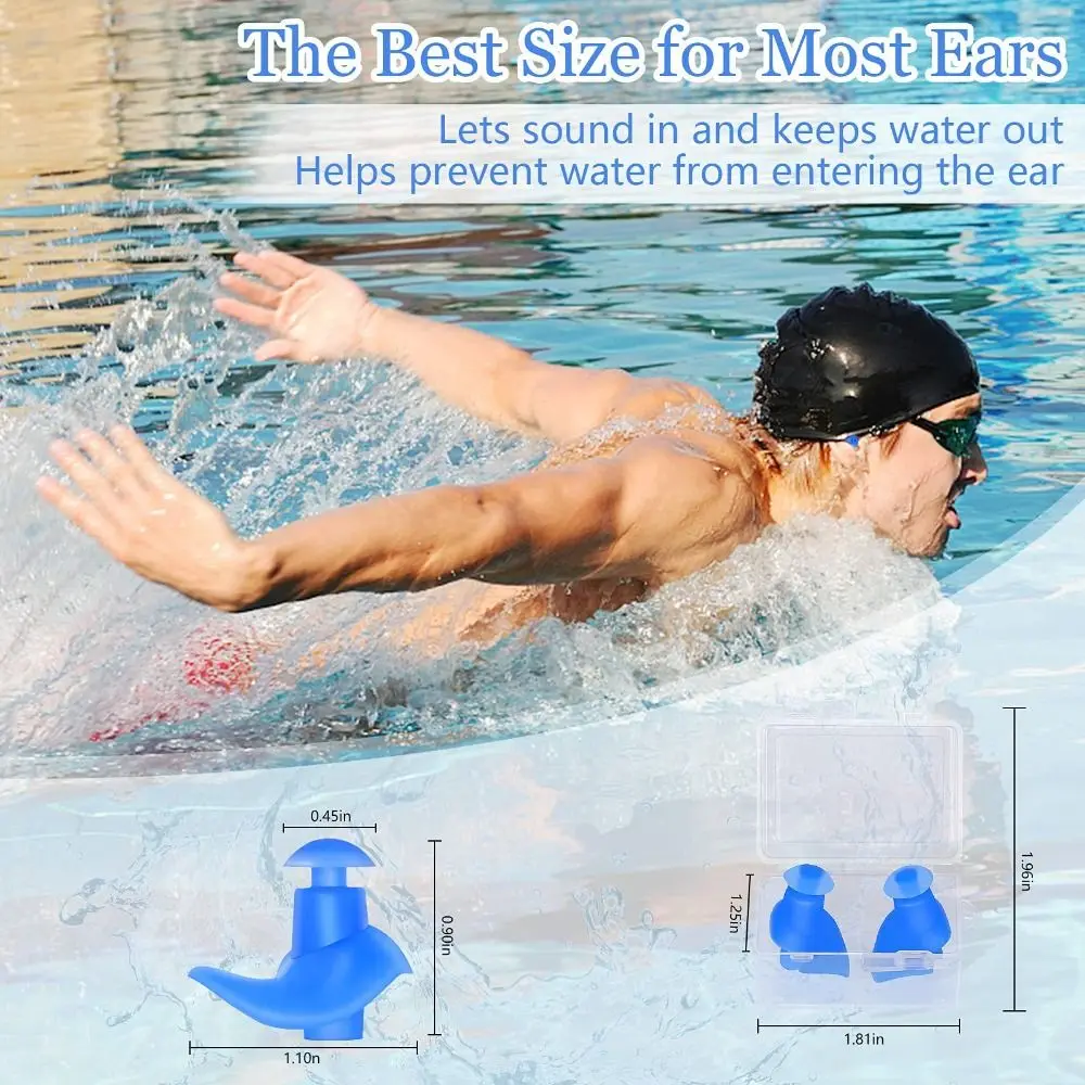

Equipment Anti-Noise Swimming Gear For Adult Swim Swimming Silicone Earplugs Anti Noise Earplugs Swim Ear Plugs Ear Plugs