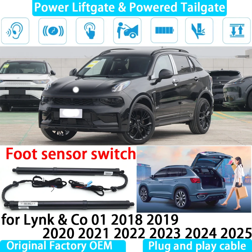 

for Lynk & Co 01 2020 2021 2022 2023 2024 2025 Automatic Electric Power Liftgate Powered Tailgate Strut Tail Gate Lift System
