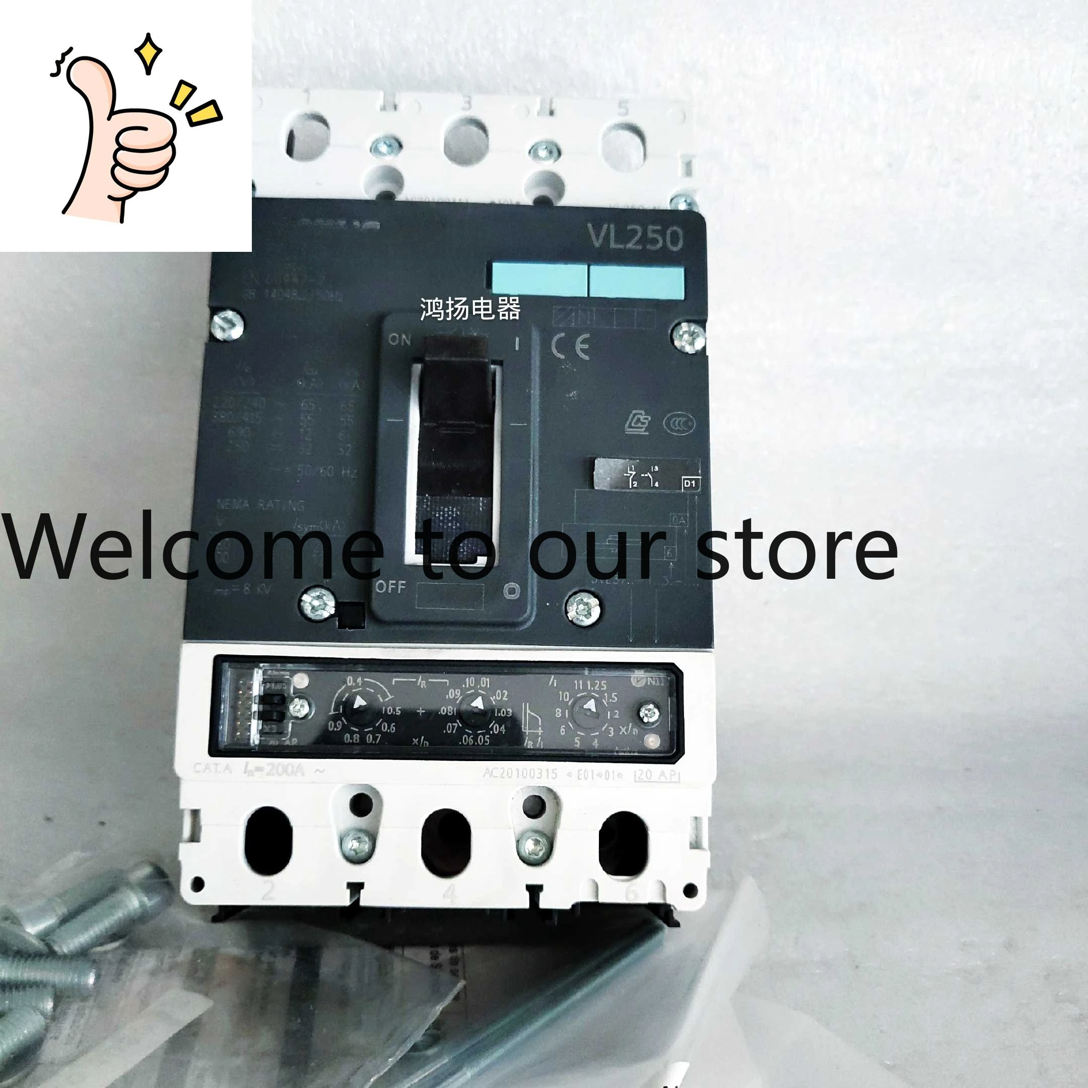 3VL3720-1AP36-0AD1 Electronic 3P/200A