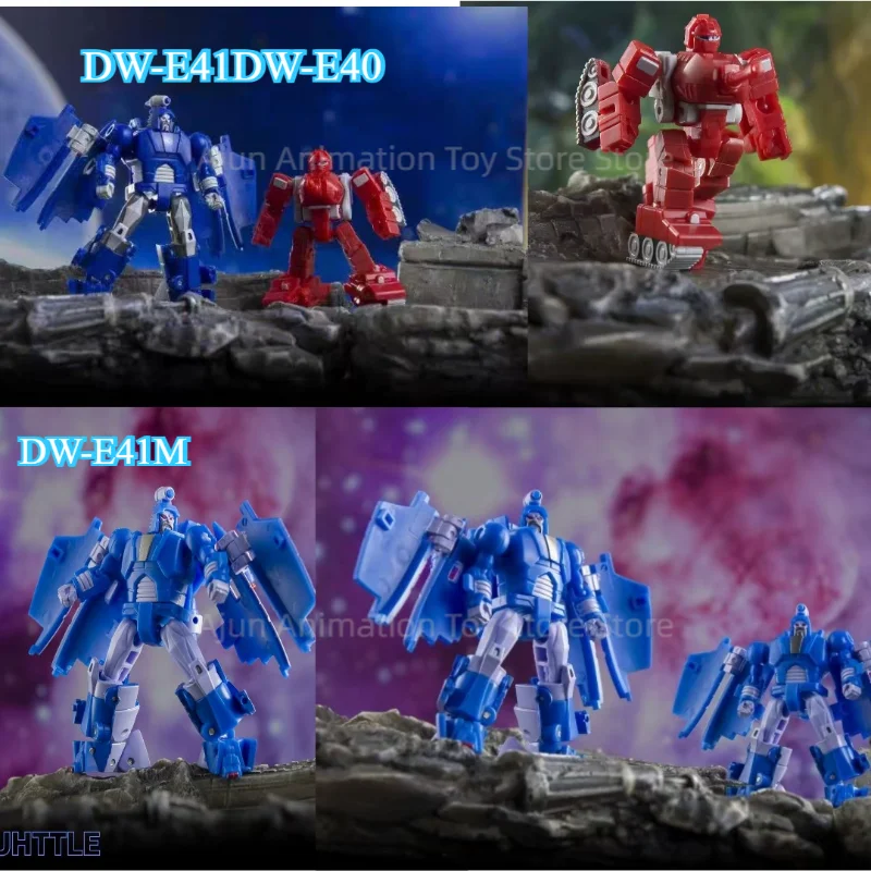 En Stock juguete de transformación Dr Wu DW-E41 DW-E40 DW-E41M Scourge Warpath tanque rojo STAR SUHTTLE 2 unids/set figura de acción
