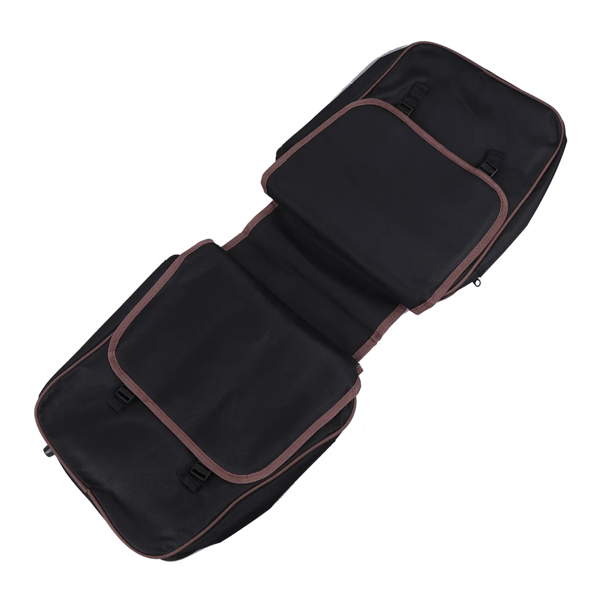 1 قطعة دراجة السرج حقيبة خفيفة الوزن مقاوم للماء النايلون المقعد الخلفي الحقيبة رفرف سستة إغلاق للدراجات تخزين الدراجة الرياضة في الهواء الطلق