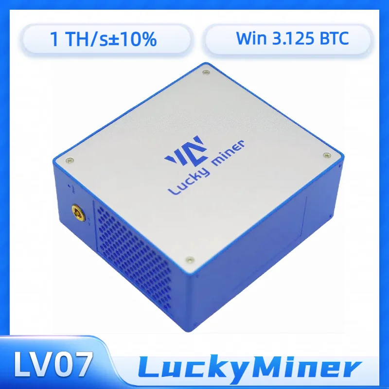 Bitcoins 채굴 행운의 채굴 기계, LV07 1TH/S Sha256 BTC BCH BSV BM1366 암호화 채굴 기계, 12V 5A 통화, Asic 복권 채굴