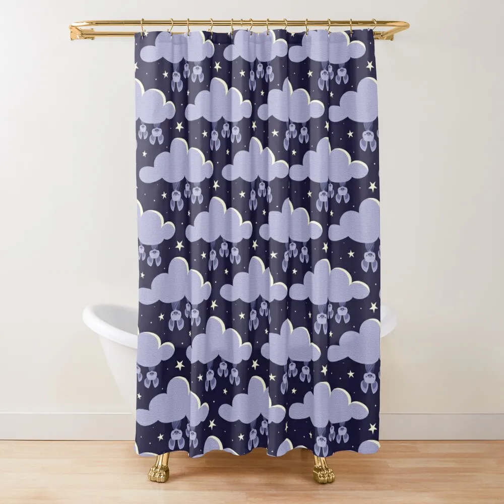 

Dreaming bats Shower Curtain Toilet Accessories Bathroom Modern Showers For Bathroom Waterproof Shower For The Bathroom Curtain