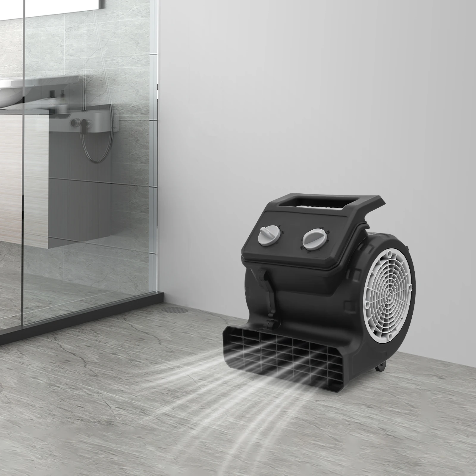 

250W High-speed Centrifugal Fan Adjustable Industrial Heat Dissipation Blower Floor Dryer for Commercial Industrial Ventilation