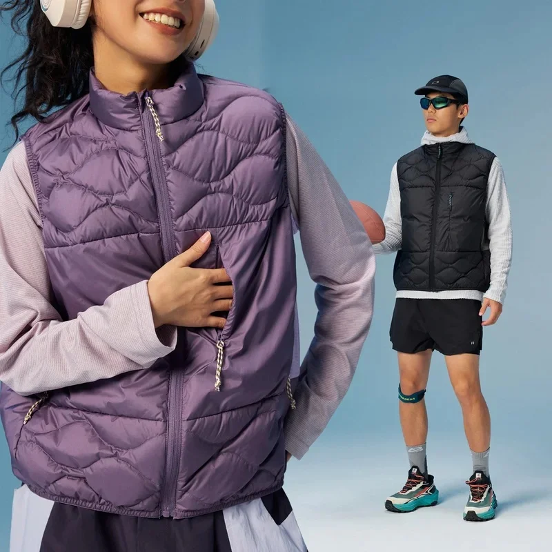 Men Women Fashion Winter Outdoor Lightweight Waterproof  Loose Casual Warm Duck Sleeveless est Coat
