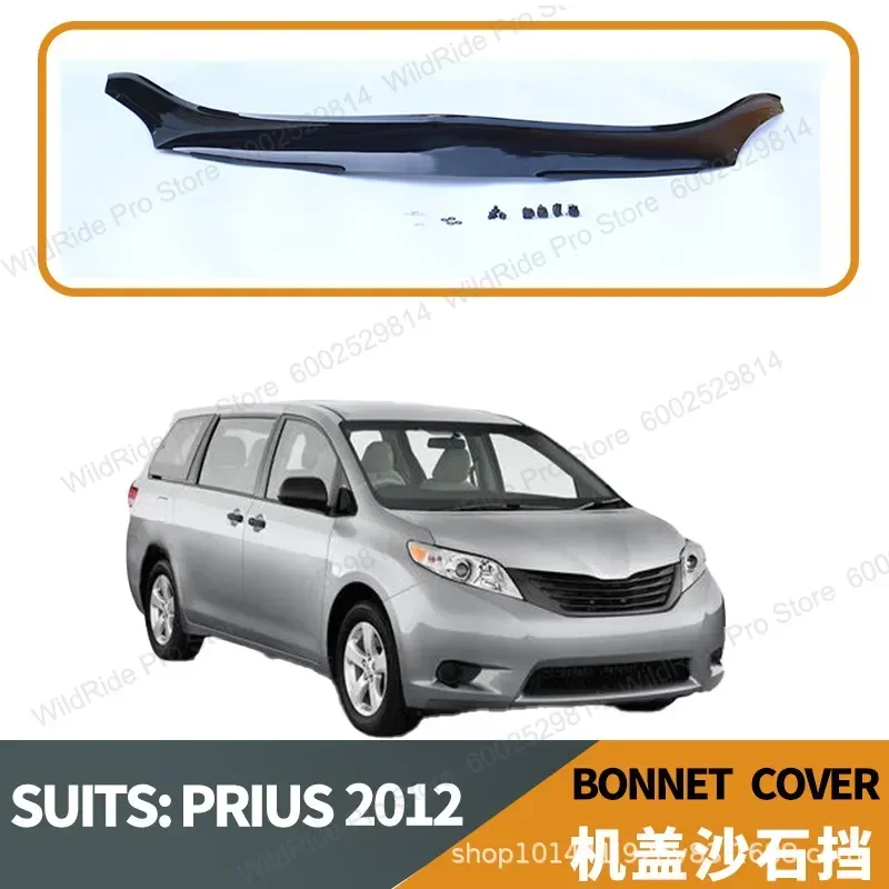 Premium Direct Fit Window Visor Wind Deflector Guard For Toyota Prius XW30 2010-14 Hood Sandstone Block Cover Disturbing