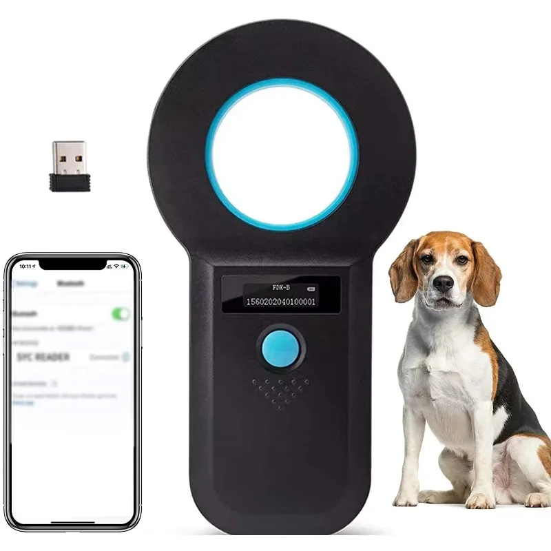 

Pets Chips RFID Animal ID Tag Dog Cat Microchip Portable Scanner RFID Pet Chip Microchip Reader
