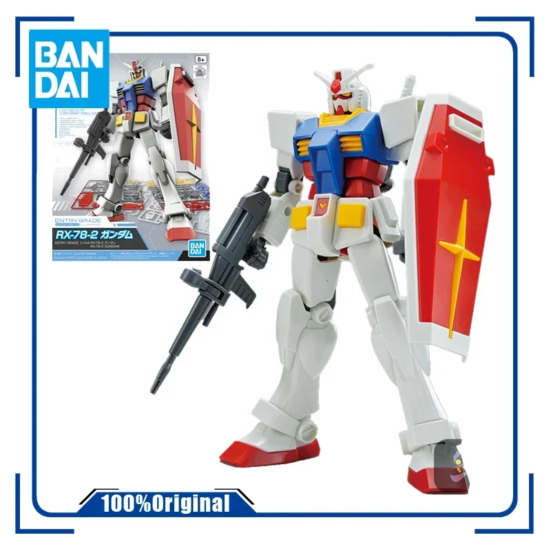 BANDAI EG ENTRY GRADE 1/144 RX-78-2 GUNDAM Assembling Model Action Toy Figures Children's Gifts