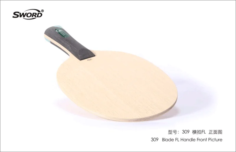 Original SWORD 309 Table Tennis Blade 9 Ply Wood Defensive Blade Soft Vibration Ping Pong Blade FL ST Handle For Chopper Player