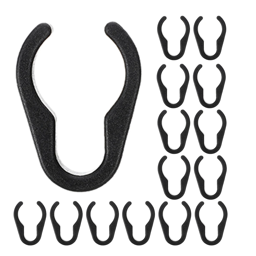 

50 Pcs Microphone Bracket Accessories Cable Clip Cord Clips Clamp Plastic Stand for Mic Pole Headset Organizer Storage