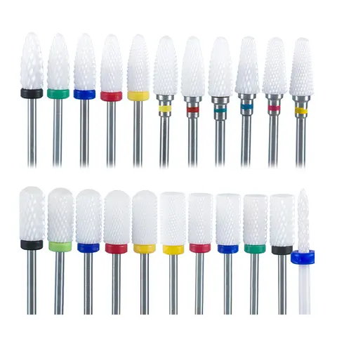 Ceramic Nail Drill Bits Set Feecy