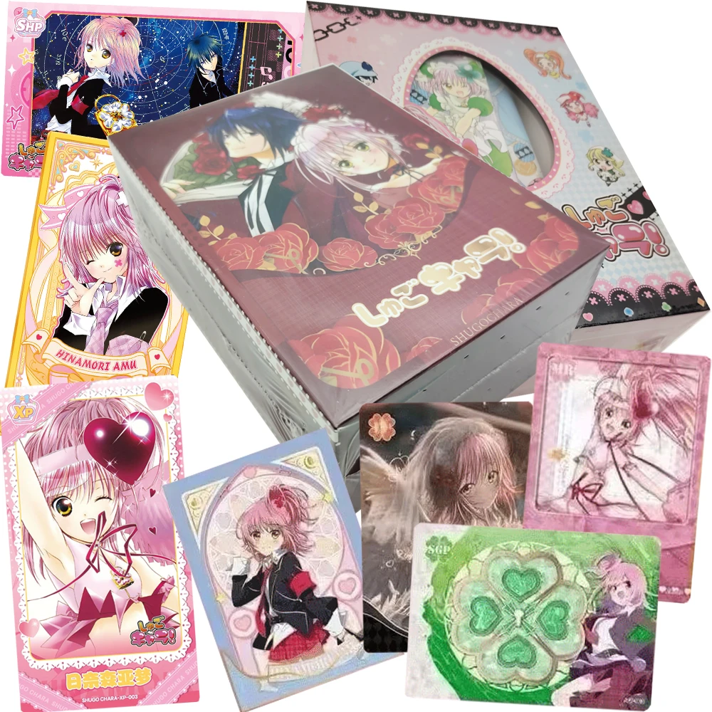 Hot IP Shugo Chara Collection Cards Classic Magical Character Hinamori Amu Anime Exquisite Creative Enamel Card Woman Hobby Gift