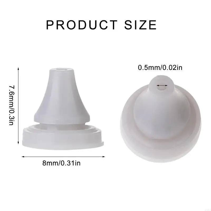 

24ba 50pcs Head Head Silicone Solzrols Замена силиконовых спреи для воды