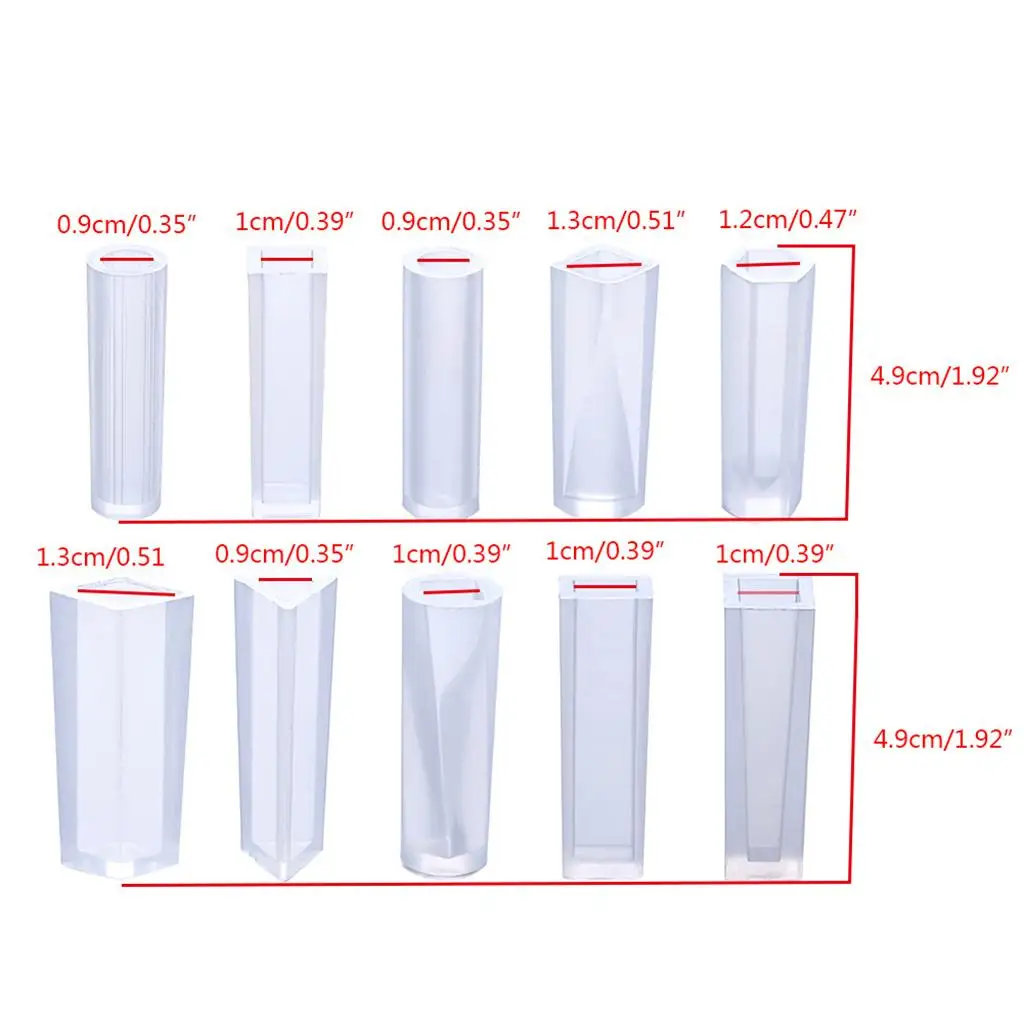 Silicone Molds for Resin Jewelry Making Pendant Shapes Set Flexible Clear Molds for DIY Studio Use
