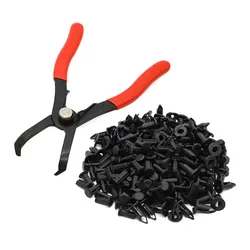 100PC + ATV UTV Plastic Body Rivet Pliers Tool W/ Rivets For Can-Am For Honda Foreman Rancher fit Suzuki Kawasaki 293150230