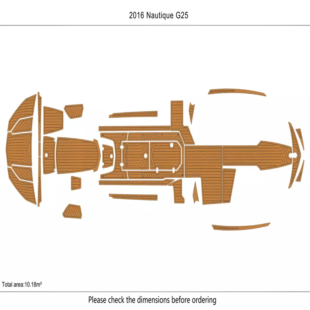 2016-2019 Nautique G25 Cockpit Swim platform 1/4