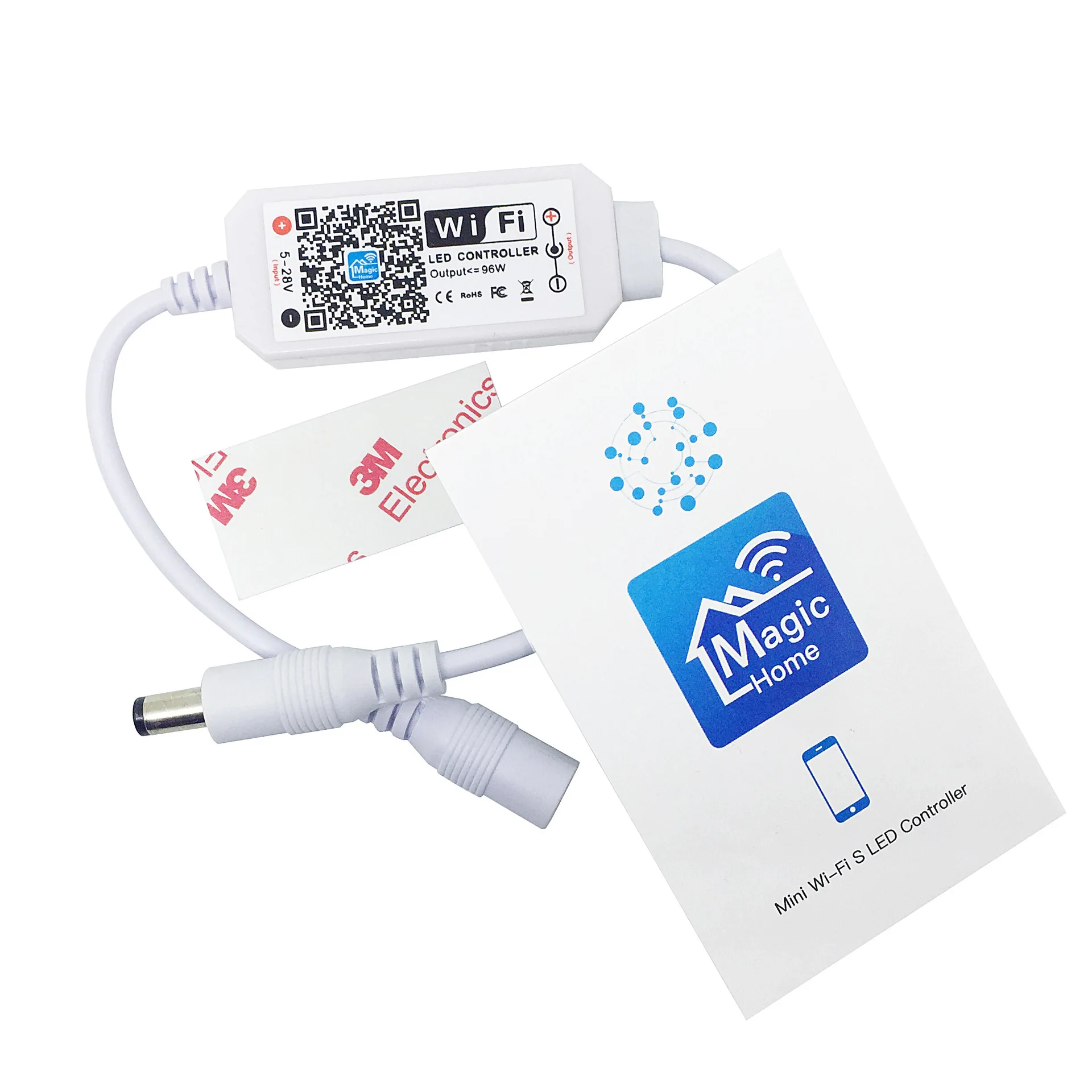 Magic Home WiFi Led Dimmer Controller Mini DC 5V 12V 24V Wireless Remote Controller For Alexa Google Home Single Color Strip