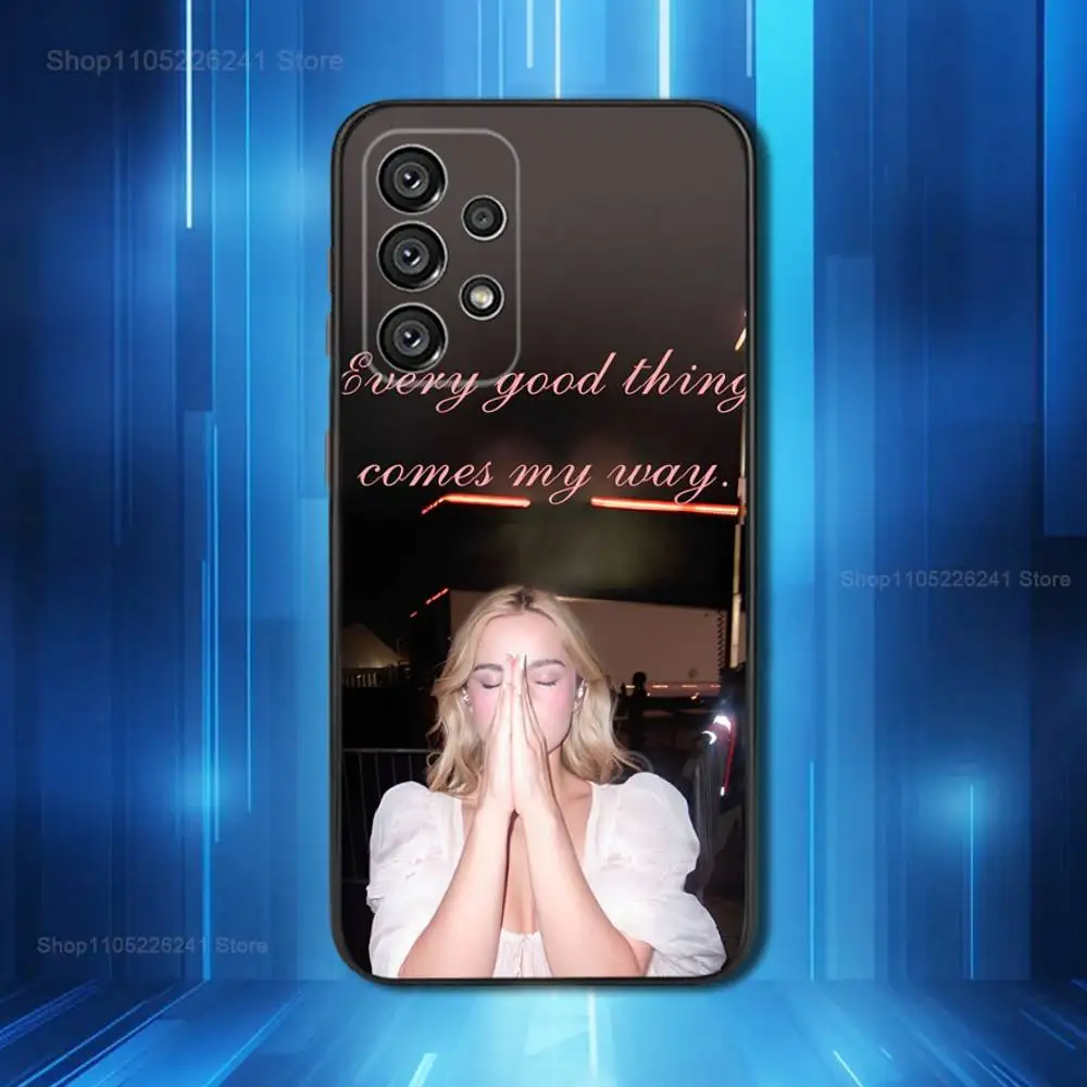 حار A-أديسون R-Rae المغني لسامسونج غالاكسي A53,31,52,72,41,22,73,32,71,Note,J7,8,9,5G لينة الأسود سيليكون جراب هاتف