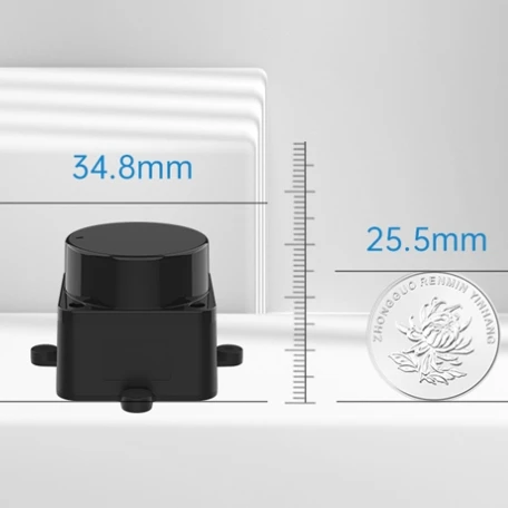 LDROBOT D800 Lidar Kit 25 metri DTOF ROS Car SLAM Navigazione Scansione Sensore radar laser Supporto ROS1 e ROS2 per esterni