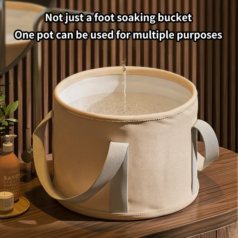 Portable Foldable Foot Bath Tub No Power Required No Odor Suitable for Family and Travel Relaxing Foot Soaking Experience
