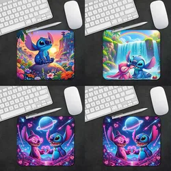 Cartoon Stitchs and Angies Gaming Mauspad XS Kleines Mauspad für PC Gamer Desktop Dekoration Büro Mauspad Schreibtischunterlage Teppich