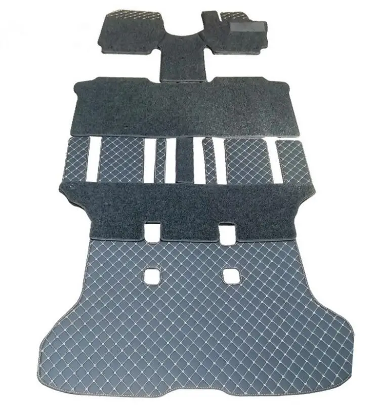 

Высшее качество! Полный комплект автомобильных ковриков на заказ для правого руля Nissan Serena C26 2017-2011 7, 8-местные двухслойные ковры